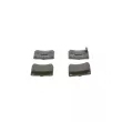 Jeu de 4 plaquettes de frein avant BOSCH 0 986 493 550 - Visuel 3