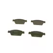 Jeu de 4 plaquettes de frein avant BOSCH 0 986 494 066 - Visuel 3