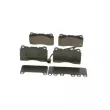 Jeu de 4 plaquettes de frein avant BOSCH 0 986 494 069 - Visuel 1