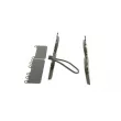 Jeu de 4 plaquettes de frein avant BOSCH 0 986 494 069 - Visuel 2