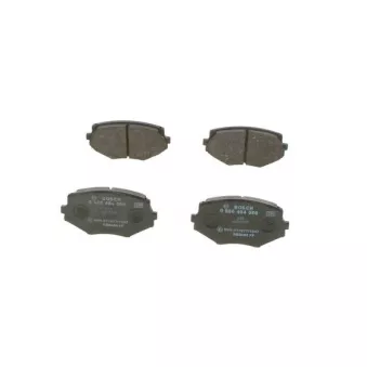 Jeu de 4 plaquettes de frein avant BOSCH 0 986 494 080