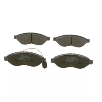 Jeu de 4 plaquettes de frein avant BOSCH 0 986 494 111