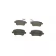 Jeu de 4 plaquettes de frein avant BOSCH 0 986 494 124 - Visuel 3