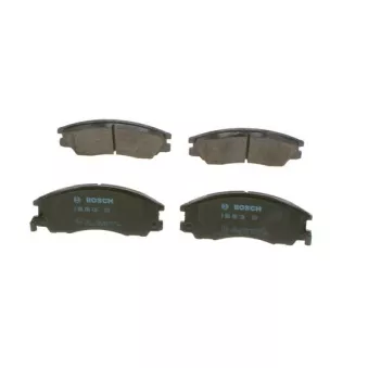 Jeu de 4 plaquettes de frein avant BOSCH 0 986 494 138