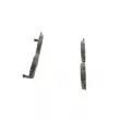 Jeu de 4 plaquettes de frein avant BOSCH 0 986 494 144 - Visuel 2