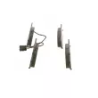 Jeu de 4 plaquettes de frein avant BOSCH 0 986 494 193 - Visuel 2
