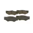 Jeu de 4 plaquettes de frein avant BOSCH 0 986 494 193 - Visuel 3