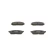 Jeu de 4 plaquettes de frein avant BOSCH 0 986 494 208 - Visuel 1