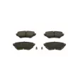 Jeu de 4 plaquettes de frein avant BOSCH 0 986 494 225 - Visuel 1