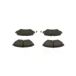 Jeu de 4 plaquettes de frein avant BOSCH 0 986 494 225 - Visuel 3