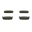 Jeu de 4 plaquettes de frein arrière BOSCH 0 986 494 226 - Visuel 1