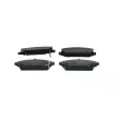 Jeu de 4 plaquettes de frein avant BOSCH 0 986 494 414 - Visuel 1