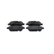 Jeu de 4 plaquettes de frein avant BOSCH 0 986 494 418 - Visuel 1