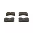 Jeu de 4 plaquettes de frein avant BOSCH 0 986 494 423 - Visuel 1
