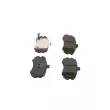 Jeu de 4 plaquettes de frein avant BOSCH 0 986 494 426 - Visuel 2