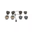 Jeu de 4 plaquettes de frein avant BOSCH 0 986 494 436 - Visuel 1