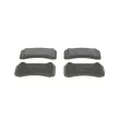 Jeu de 4 plaquettes de frein avant BOSCH 0 986 494 448 - Visuel 1