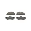 Jeu de 4 plaquettes de frein avant BOSCH 0 986 494 451 - Visuel 1
