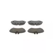 Jeu de 4 plaquettes de frein avant BOSCH 0 986 494 451 - Visuel 3