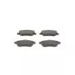 Jeu de 4 plaquettes de frein avant BOSCH 0 986 494 454 - Visuel 1