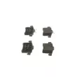 Jeu de 4 plaquettes de frein arrière BOSCH 0 986 494 480 - Visuel 2