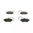 Jeu de 4 plaquettes de frein avant BOSCH 0 986 494 484 - Visuel 1