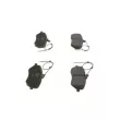 Jeu de 4 plaquettes de frein avant BOSCH 0 986 494 484 - Visuel 2