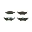 Jeu de 4 plaquettes de frein arrière BOSCH 0 986 494 495 - Visuel 1