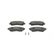 Jeu de 4 plaquettes de frein avant BOSCH 0 986 494 503 - Visuel 1
