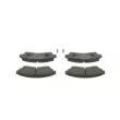 Jeu de 4 plaquettes de frein avant BOSCH 0 986 494 503 - Visuel 3