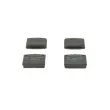 Jeu de 4 plaquettes de frein avant BOSCH 0 986 494 542 - Visuel 1