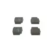 Jeu de 4 plaquettes de frein avant BOSCH 0 986 494 542 - Visuel 2