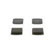 Jeu de 4 plaquettes de frein avant BOSCH 0 986 494 542 - Visuel 3