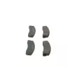Jeu de 4 plaquettes de frein avant BOSCH 0 986 494 543 - Visuel 2