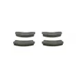 Jeu de 4 plaquettes de frein avant BOSCH 0 986 494 543 - Visuel 3
