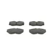Jeu de 4 plaquettes de frein avant BOSCH 0 986 494 545 - Visuel 1