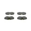 Jeu de 4 plaquettes de frein avant BOSCH 0 986 494 545 - Visuel 3