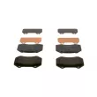 Jeu de 4 plaquettes de frein avant BOSCH 0 986 494 551 - Visuel 3