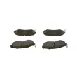 Jeu de 4 plaquettes de frein avant BOSCH 0 986 494 571 - Visuel 3