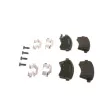 Jeu de 4 plaquettes de frein avant BOSCH 0 986 494 584 - Visuel 2