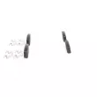 Jeu de 4 plaquettes de frein avant BOSCH 0 986 494 586 - Visuel 2