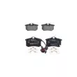 Jeu de 4 plaquettes de frein avant BOSCH 0 986 494 598 - Visuel 1