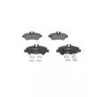 Jeu de 4 plaquettes de frein avant BOSCH 0 986 494 601 - Visuel 1