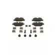 Jeu de 4 plaquettes de frein avant BOSCH 0 986 494 603 - Visuel 1