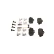 Jeu de 4 plaquettes de frein avant BOSCH 0 986 494 603 - Visuel 2