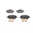 Jeu de 4 plaquettes de frein avant BOSCH 0 986 494 638 - Visuel 1