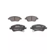Jeu de 4 plaquettes de frein avant BOSCH 0 986 494 638 - Visuel 3