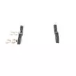 Jeu de 4 plaquettes de frein avant BOSCH 0 986 494 646 - Visuel 2