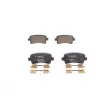 Jeu de 4 plaquettes de frein avant BOSCH 0 986 494 668 - Visuel 1