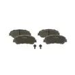 Jeu de 4 plaquettes de frein avant BOSCH 0 986 494 722 - Visuel 1